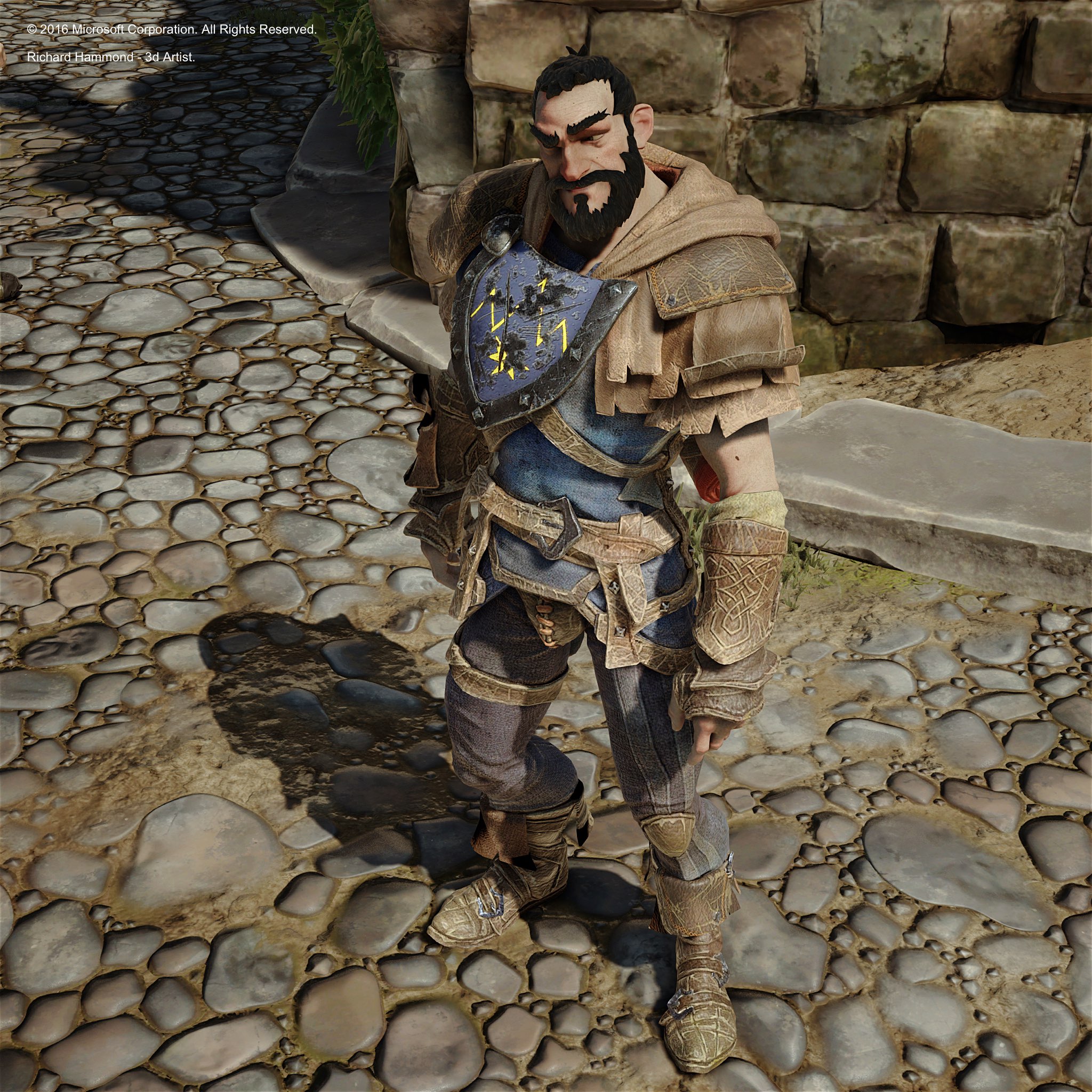 The game model in Bowerstone level.