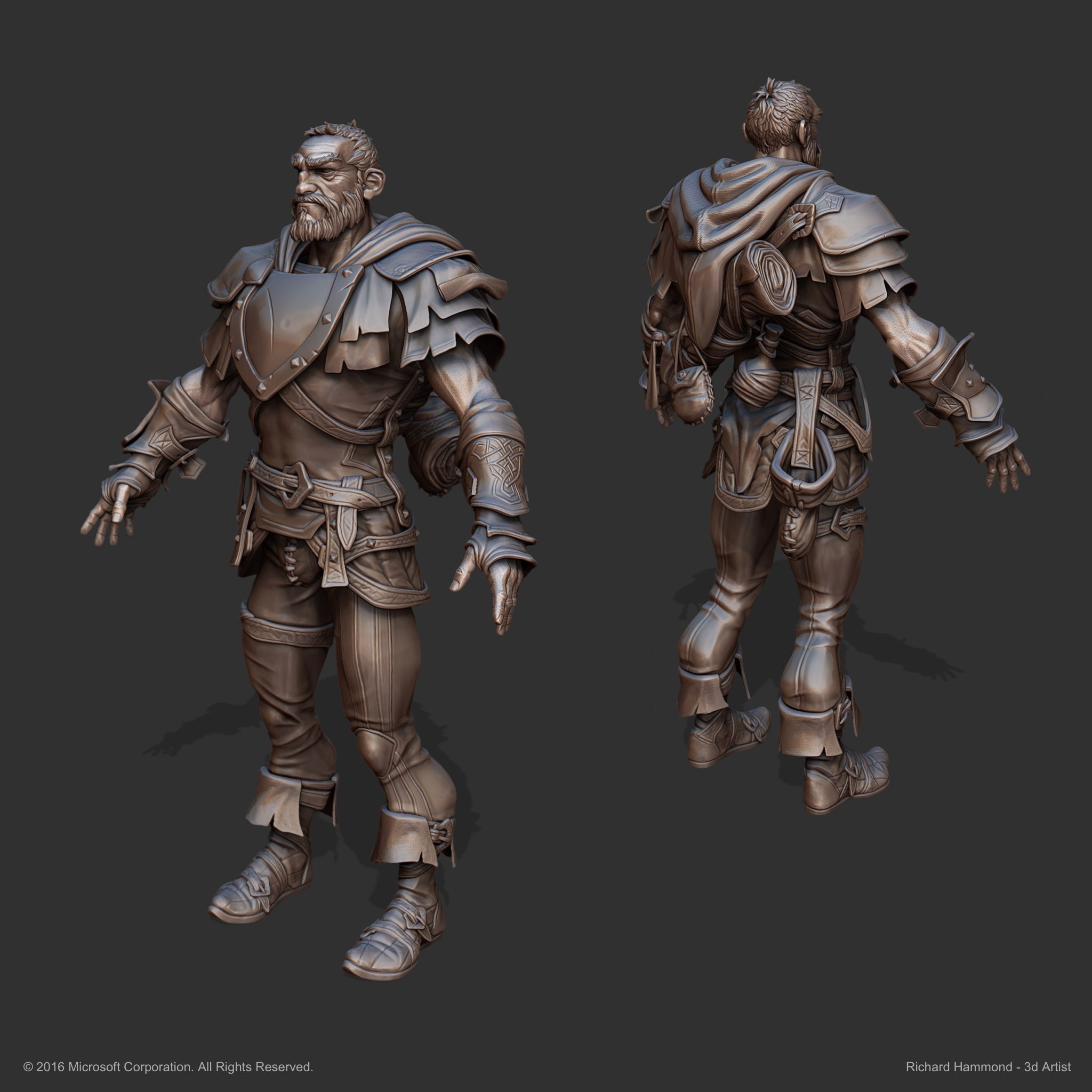 The Zbrush model.