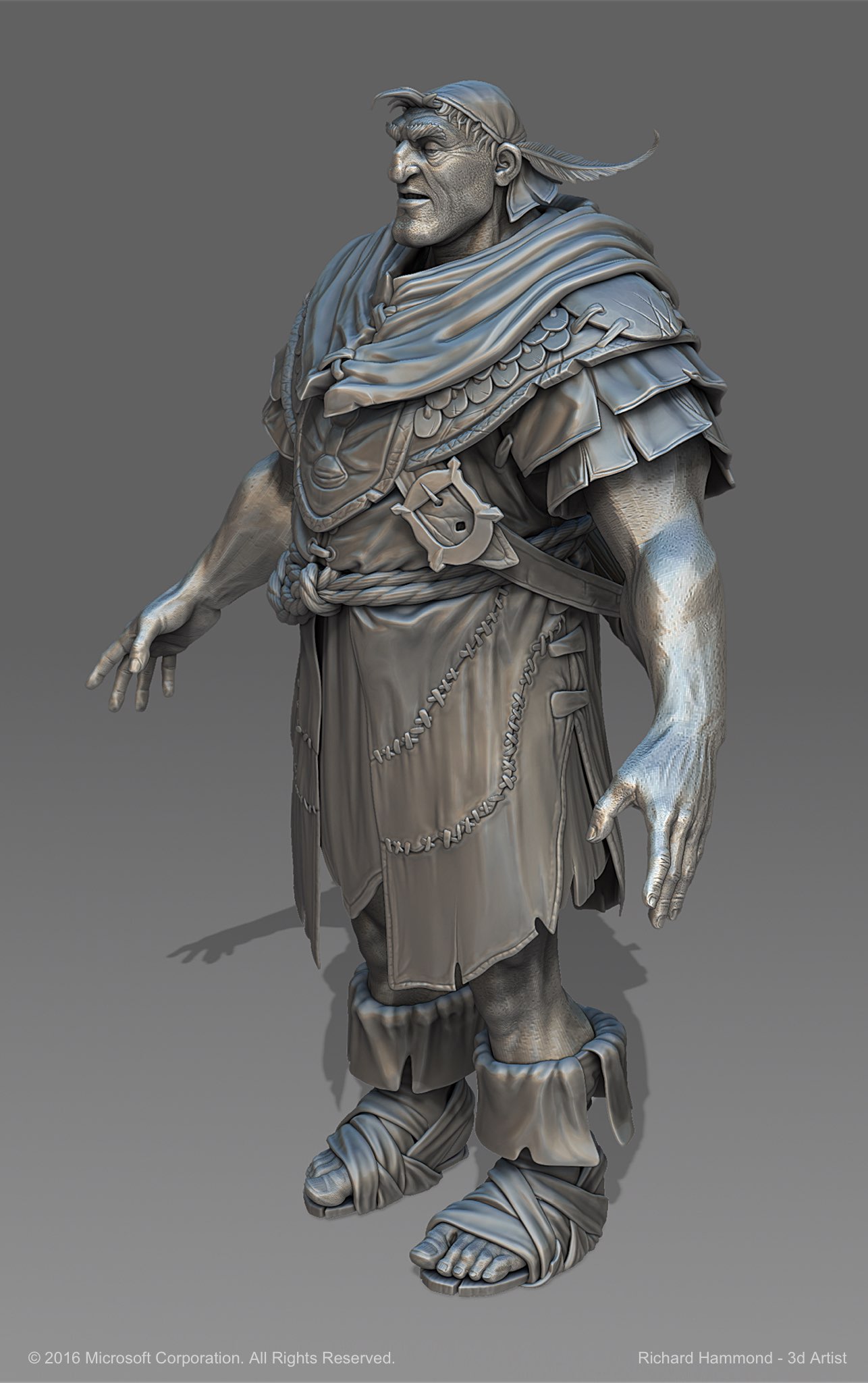 The Zbrush model.