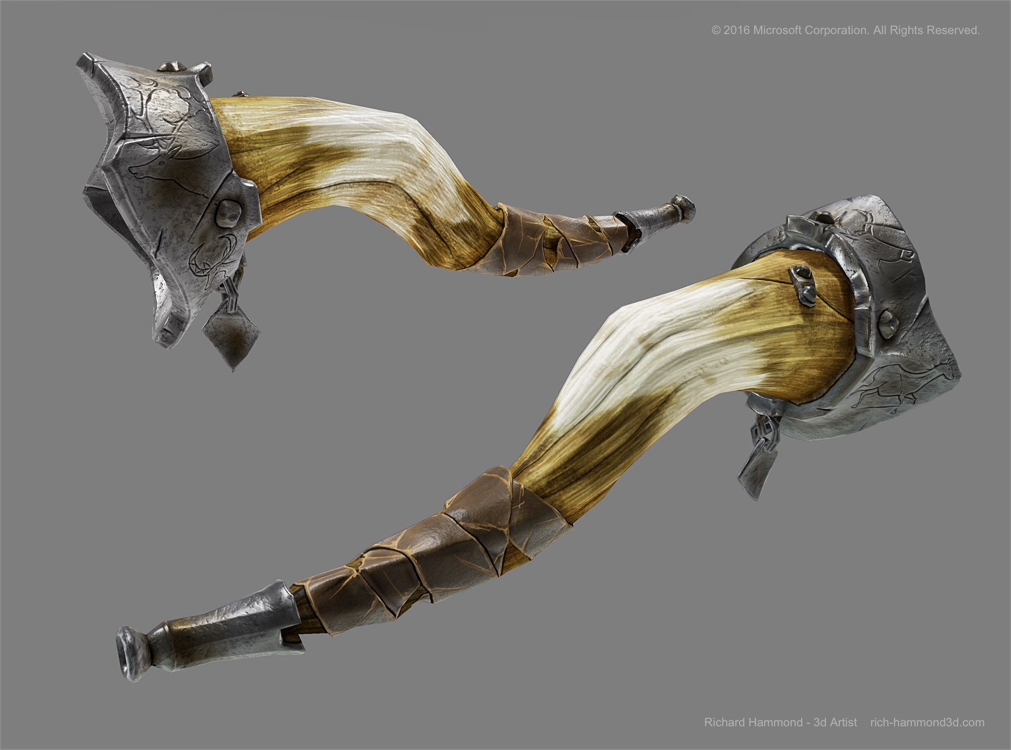 The hunting horn game model.