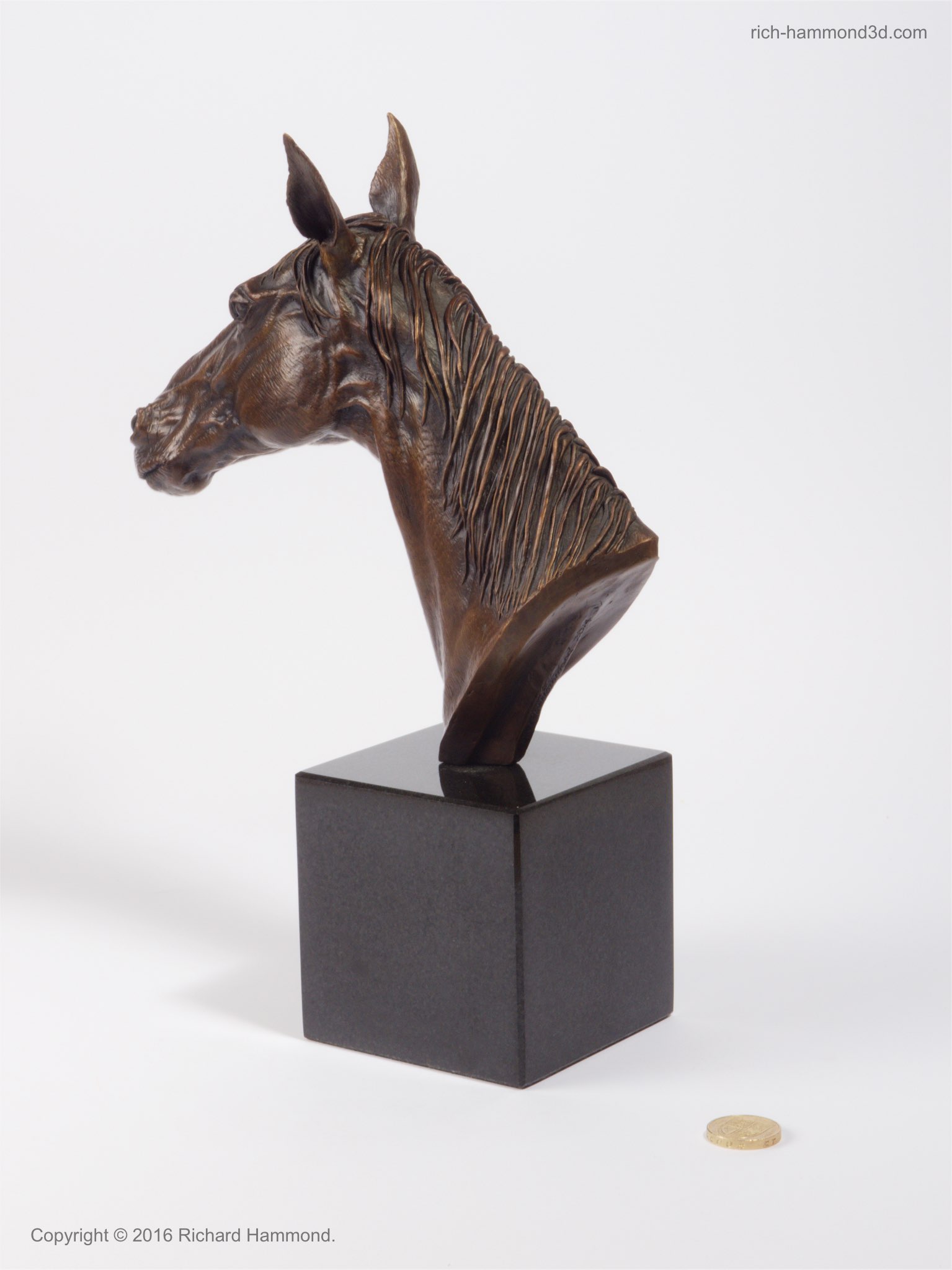 As an unusual combination of strength and gentleness, horses appeal to me as subjects.