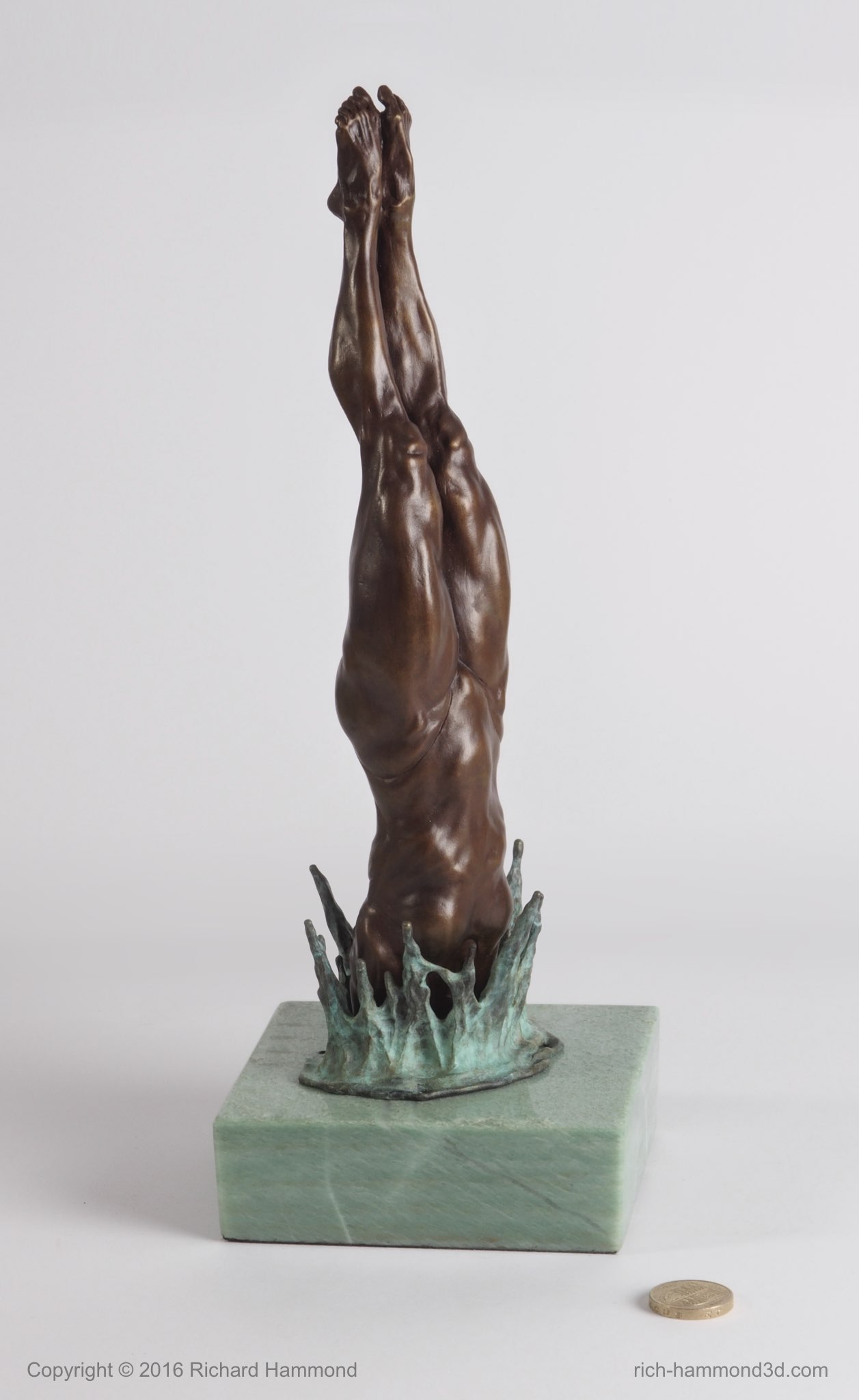 The inspiration was sport diving competition at the London olympics.